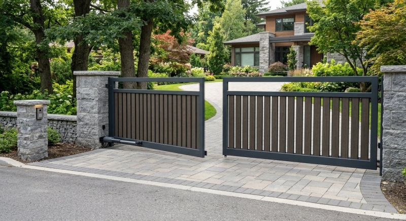 Driveway Gate Installation in Plano, TX