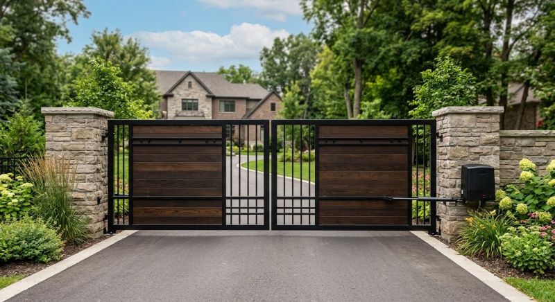 Driveway Gate Installation in Cary, NC
