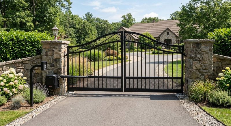 Driveway Gate Installation in Naperville, IL