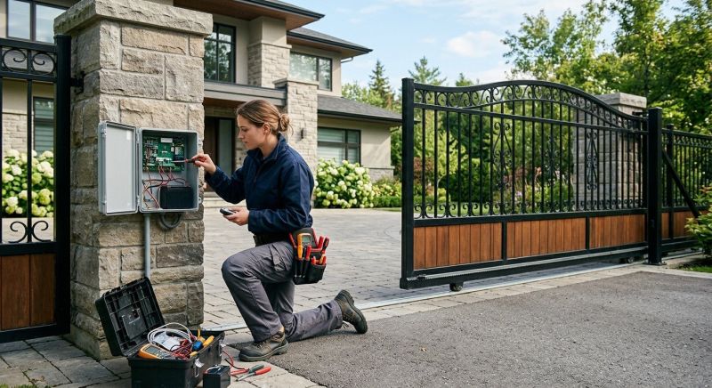 Electronic Gate Installation in Rockville, MD