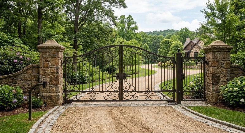 Entrance Gate Installation in Cary, NC