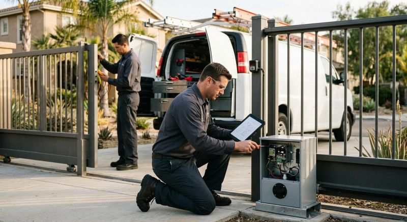 Gate Entry System Installation in Roswell, GA
