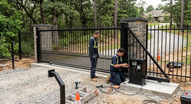 Remote Gate Installation in Annapolis, MD